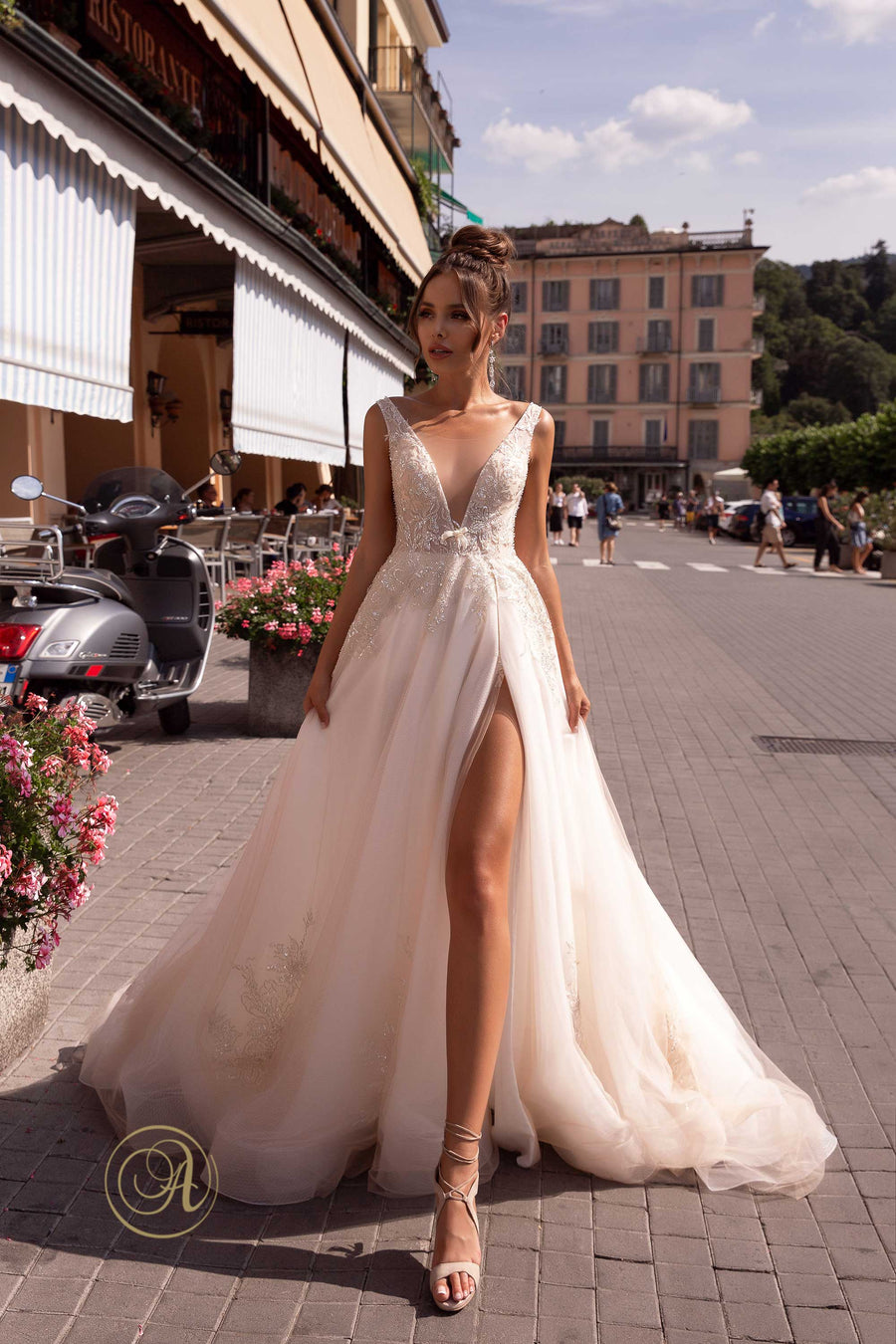 A-Line Wedding Dresses UK - Lace & Satin  Aeternum Bridal